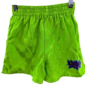 Vintage 1996 Nickelodeon Rugrats Neon Green Soccer Shorts
Kid’s Size M 5-6